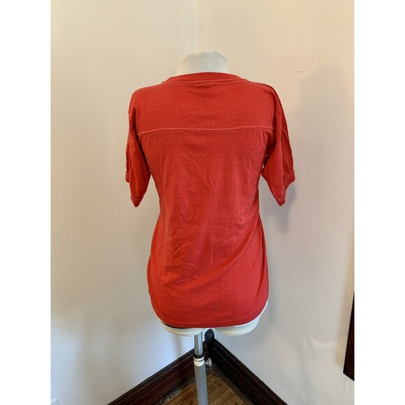 VTG 70s 80s Raglan Cotton Short Sleeve Tee Indian Fever Catch It Basketball Indy - Picture 11 of 11